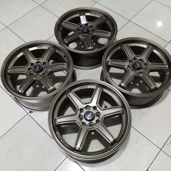 Jual Velg Mobil Bekas Racing Hsr Murah Pelek Minas Ring 16 Lebar 7 Rata