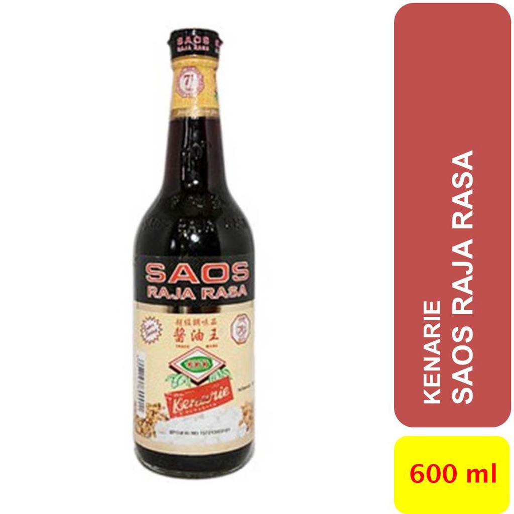 Jual Saos Raja Rasa merk Kenarie 600ml kemasan Kardus 12 botol | Shopee ...