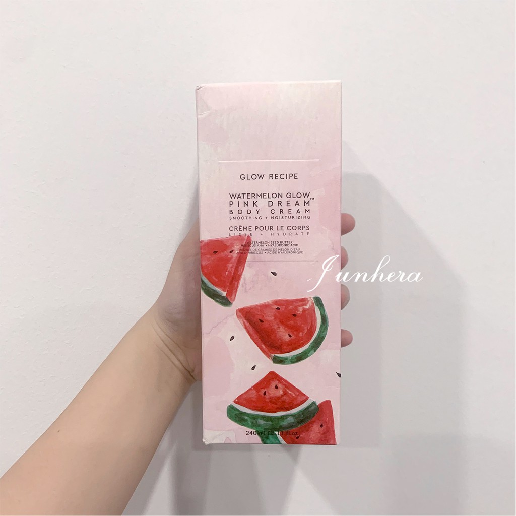 Jual Glow Recipe Watermelon Glow Pink Dream Body Cream 240 Ml Shopee Indonesia 1089