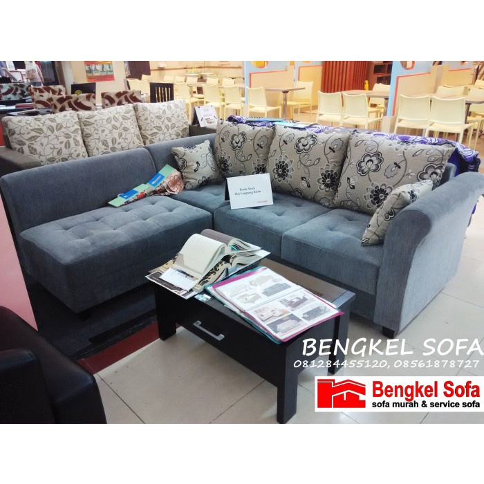 Jual HARGA MURAH SOFA L MINIMALIS, SOFA BED, SOFA MINIMALIS | Shopee ...