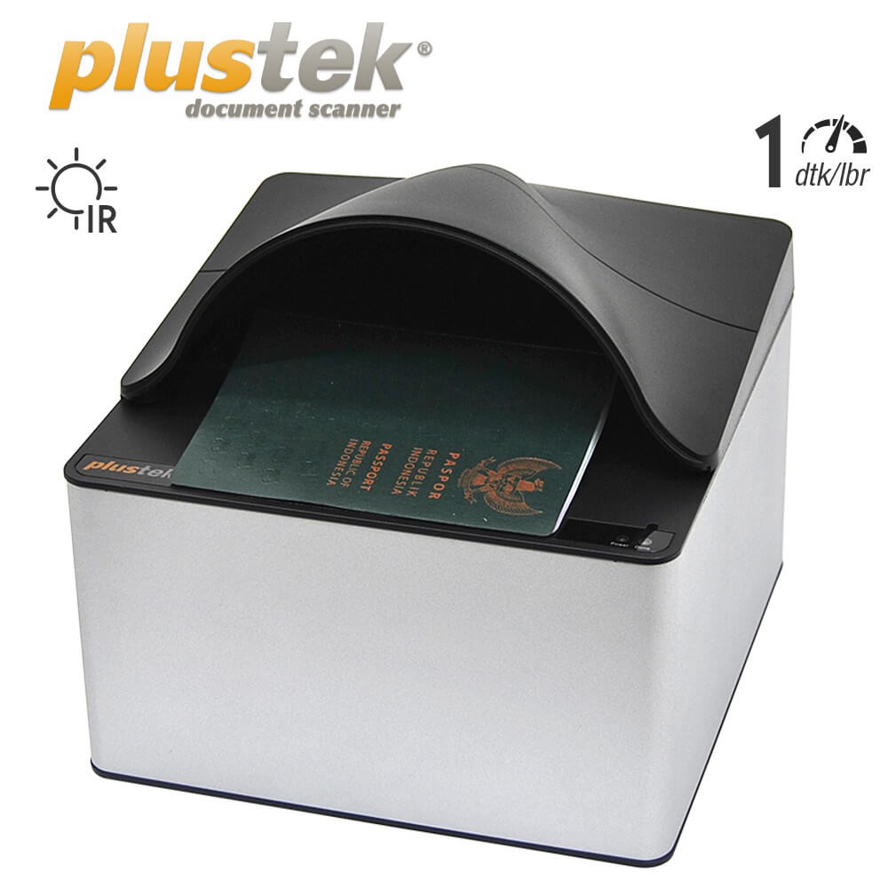 Jual Scanner Plustek Passport SecureScan X100 - 1 dtk/lbr, Passport,A6 ...