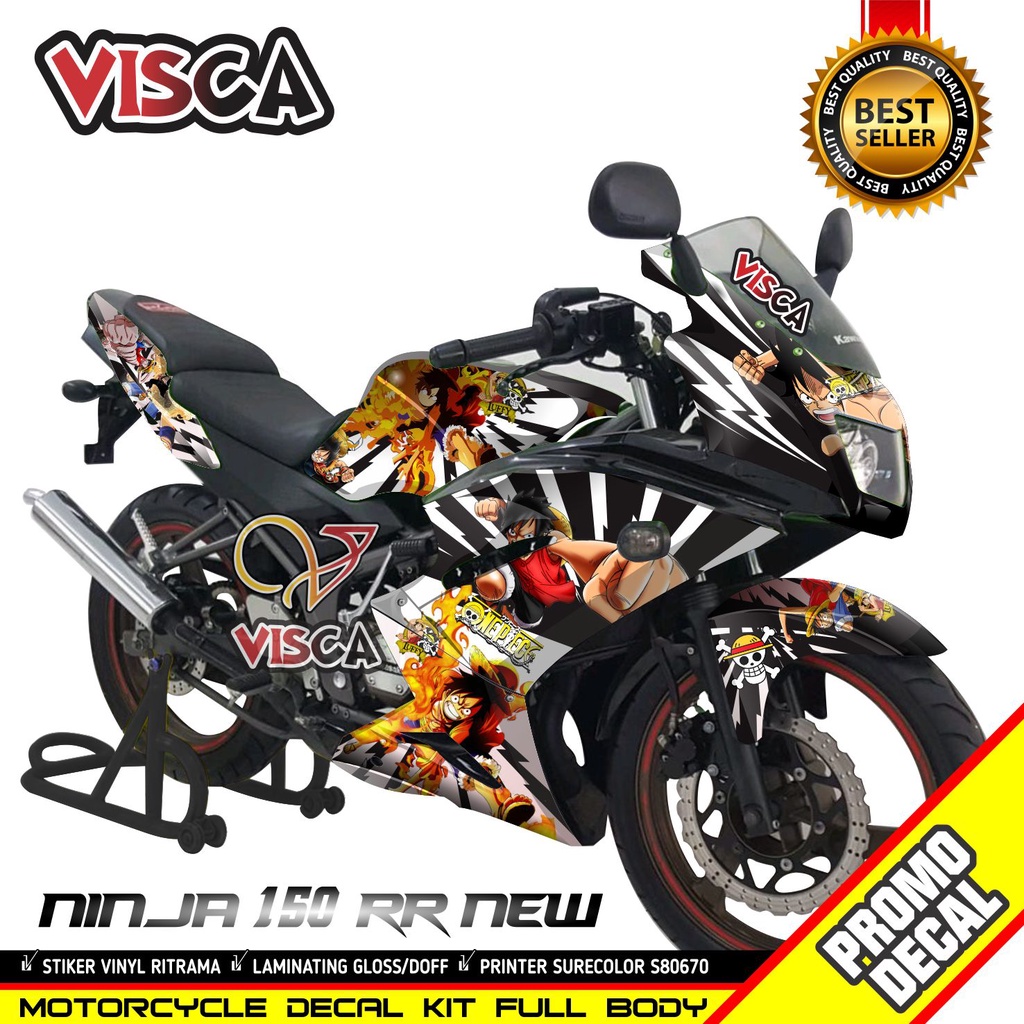 Jual Decal Ninja RR 150 Full Body Stiker Ninja RR 150 Full Body ...