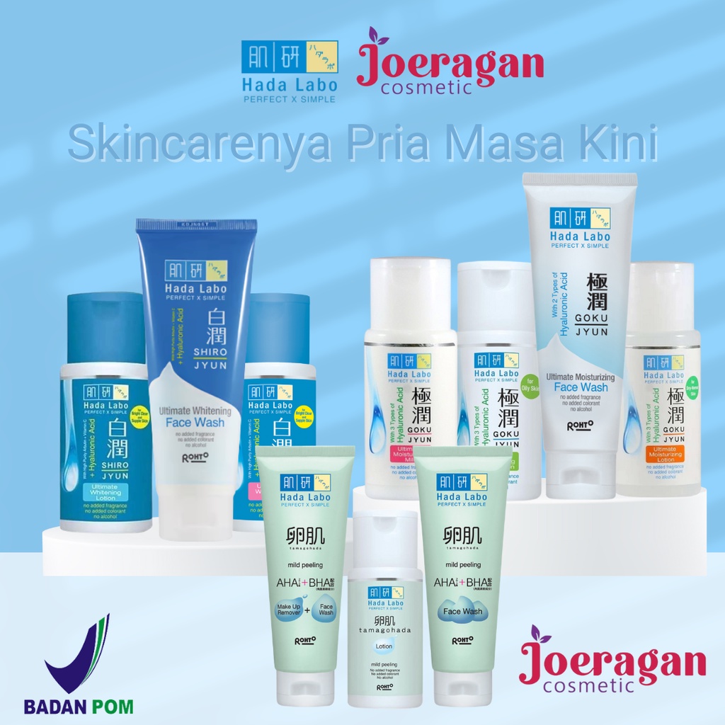 Jual HADA LABO Face Wash Gokujyun Shirojyun Moisturizer Hadalabo Hada