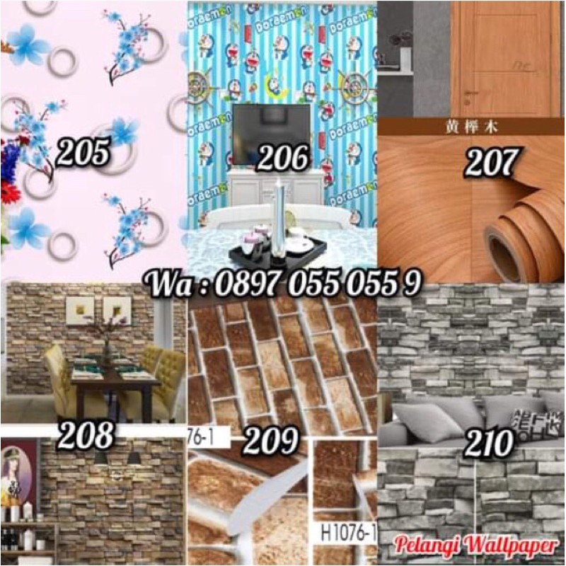 Jual pelangi wallpaper sticker 10mx45cm | Shopee Indonesia