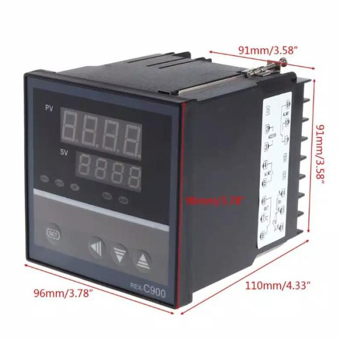 Jual kios.tabatha REXC900 Temperature Controller free Cable REX C900