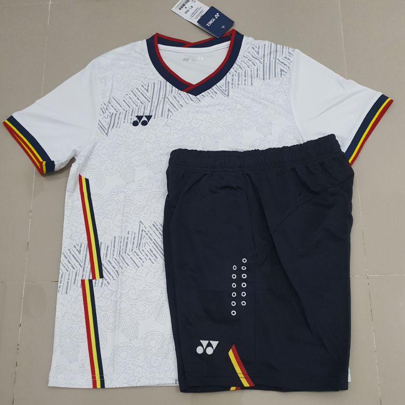 Jual Y Putih Baju Celana Badminton Import Baju Bulu Tangkis Celana Bulutangkis Shopee