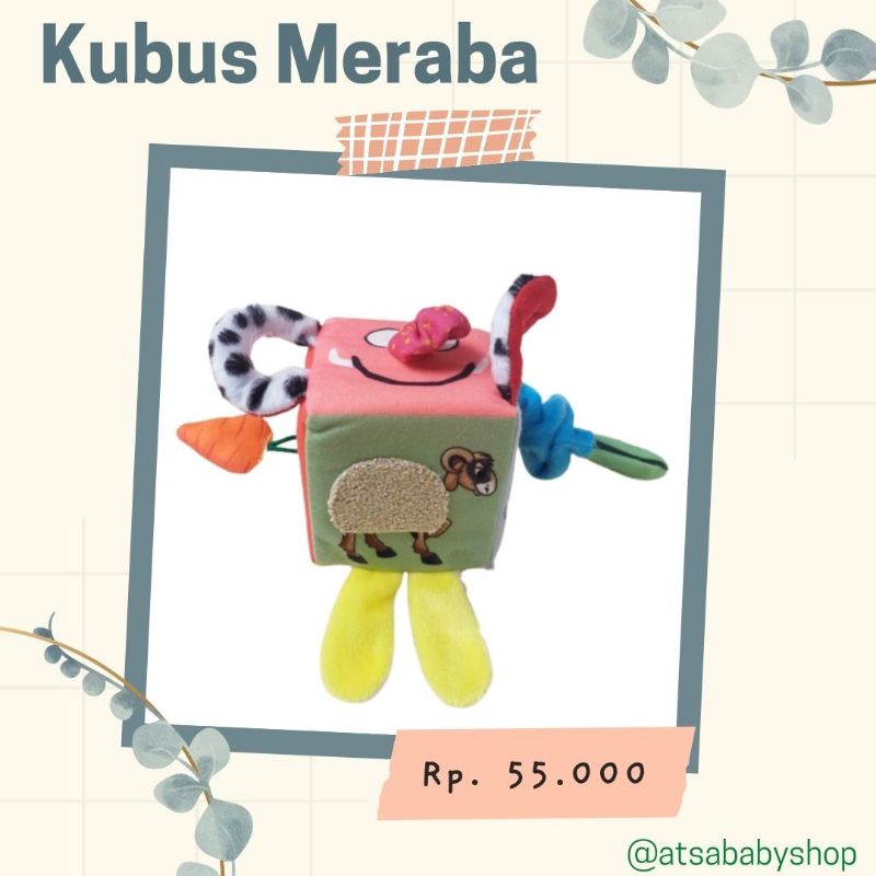 Jual Kubus Meraba Mengenal Binatang Sensory Play Mainan Sensori ...