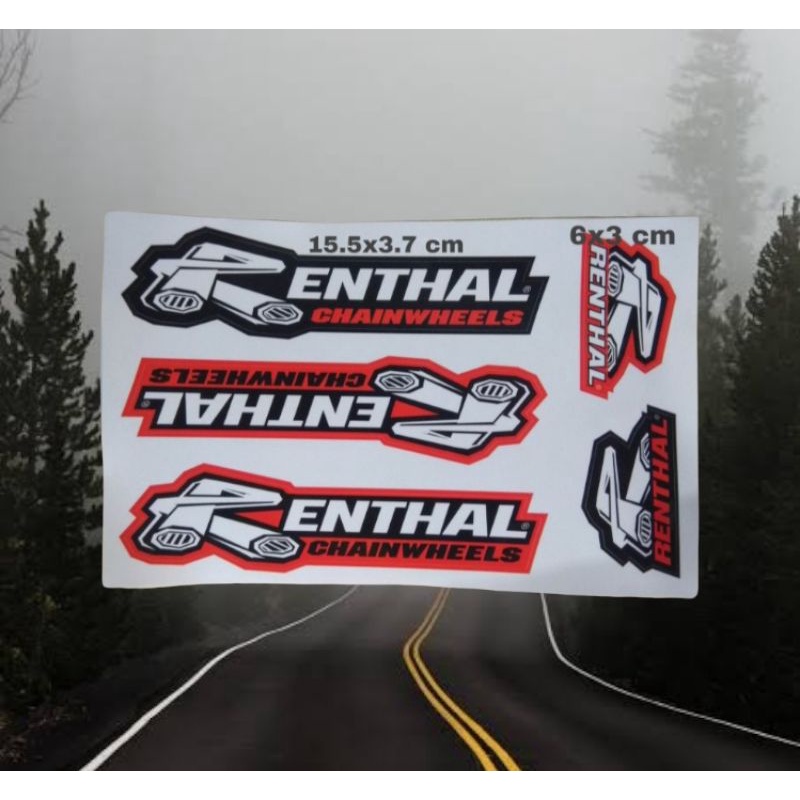 Jual Sticker Kit Stiker Set Renthal Rental | Shopee Indonesia