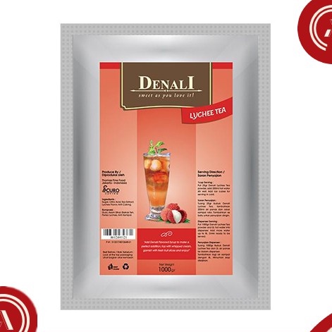 Jual Denali Lychee Tea Powder Drink - Bubuk Minuman 1000 gr | Shopee ...