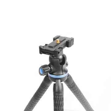 Takara FP 666 Mini Tripod Flexible With 2 In 1 Head For HP Camera Etc