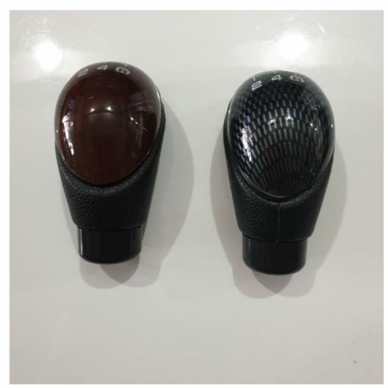 Jual Gear Shift Knob Gigi Tuas Stik Persneling Knop Mobil Manual Universal Kulit Kayu Wood