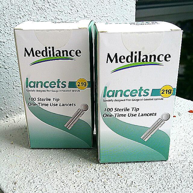 Jual Blood Lancet 21G /Jarum Bekam Medilance Medi Isi 100 / Box ...