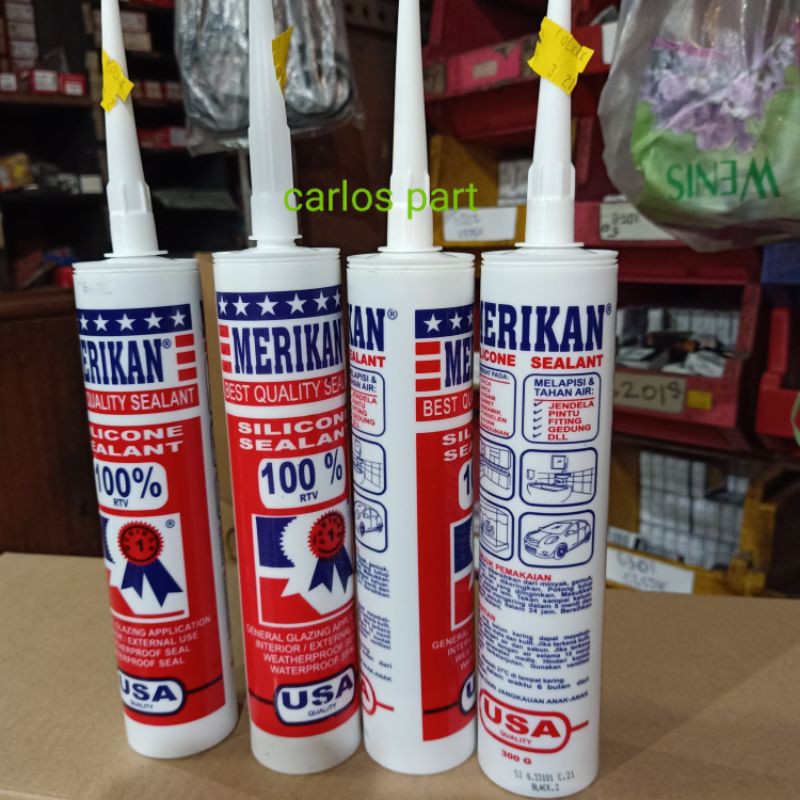 Jual silicone glas silicone sealant merikan | Shopee Indonesia