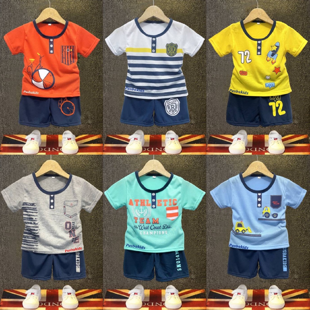 Jual PUSBAKIDS/ SET COWOK /Baju setelan anak laki laki/ anak bagus/Baju
