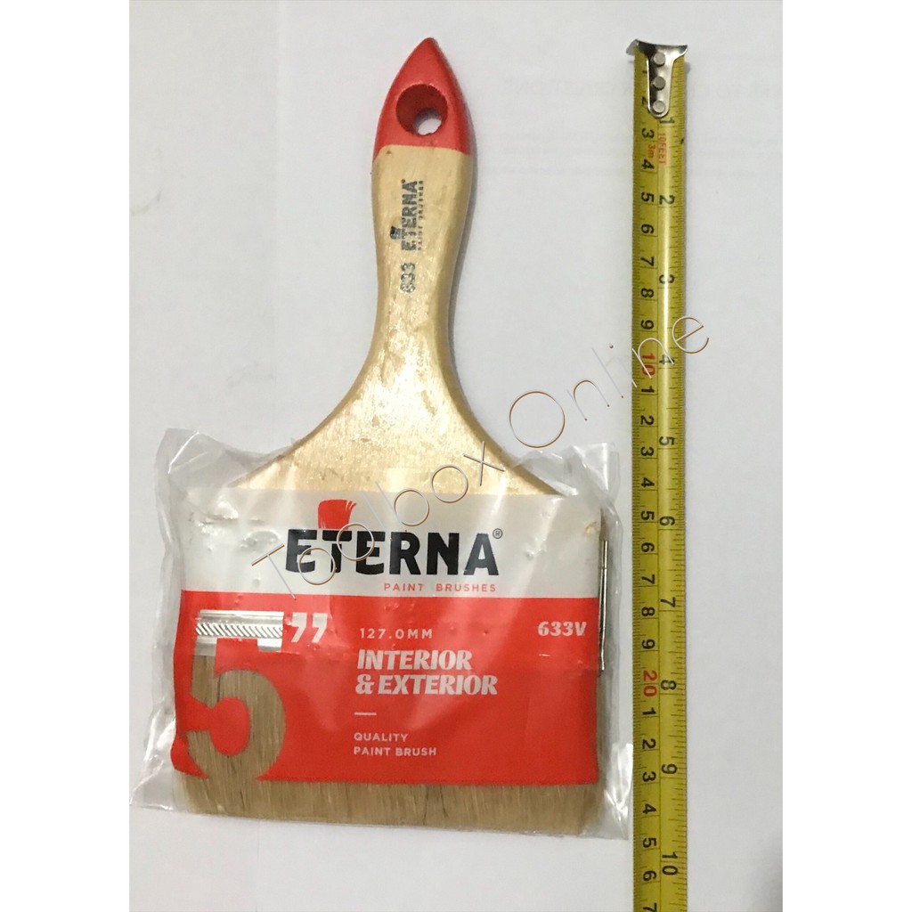 Jual Kuas Cat ETERNA 633 Tebal Gagang Pernish 5 inch (ASLI) | Shopee ...