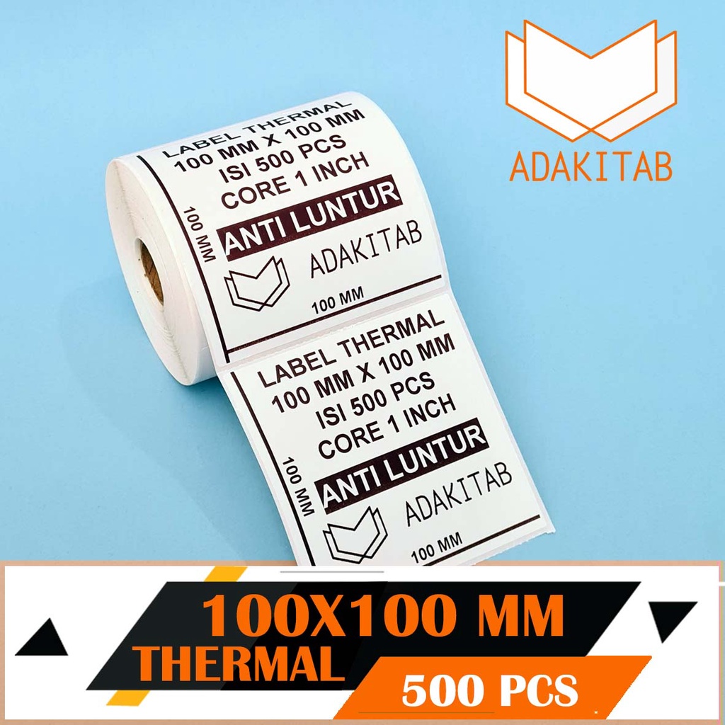 Jual Direct Thermal Label Sticker Barcode Ukuran X Mm X