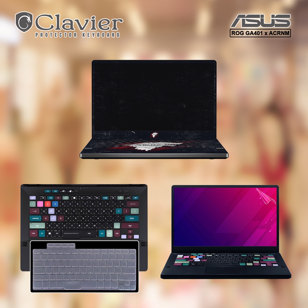 Jual Cover Keyboard Screen Guard Protector Garskin Laptop Asus ROG ...