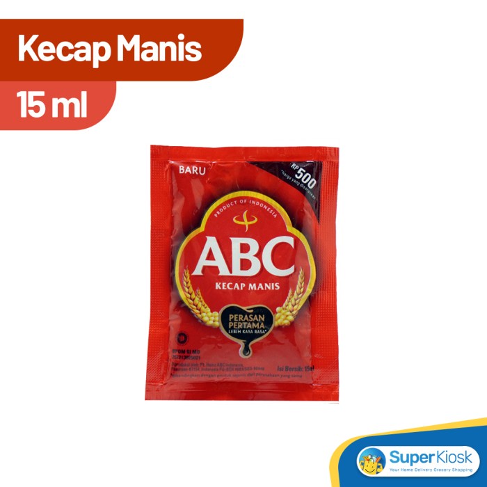 Jual ABC Kecap Manis Sachet 15 Ml | Shopee Indonesia