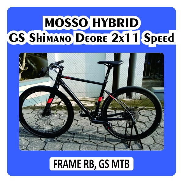 Mosso cheap hybrid bike