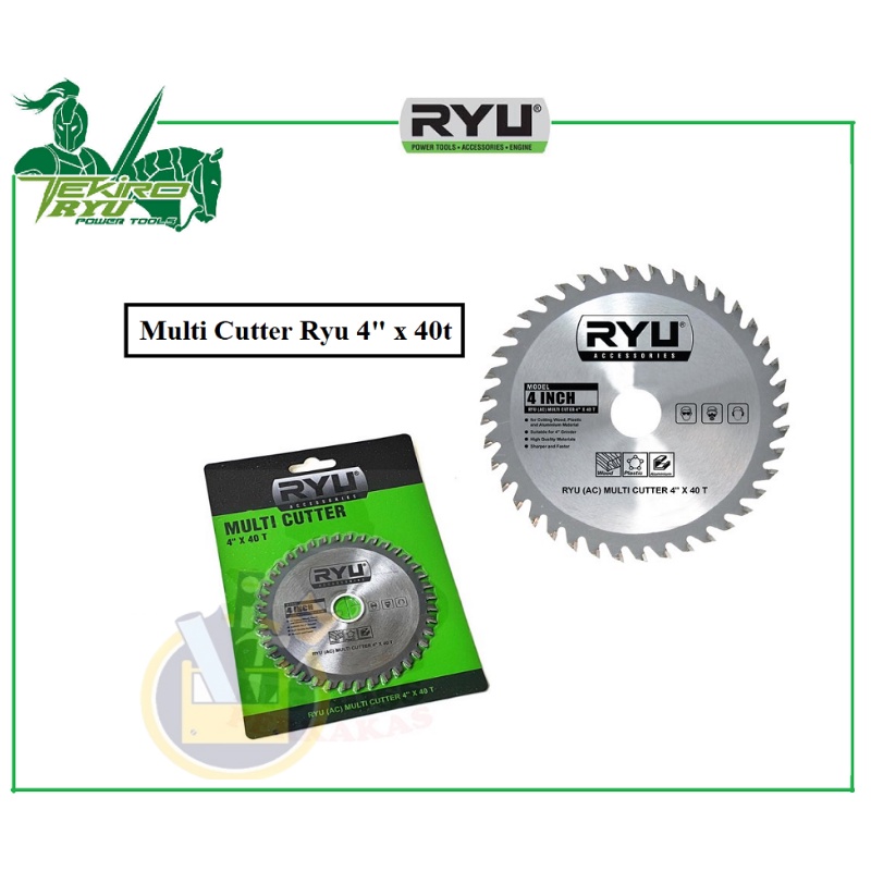 Jual RYU Multi cutter Mata Gerinda 4 inchx40T Gergaji Pemotong Pvc ...