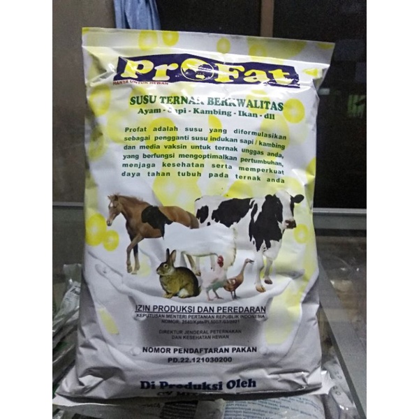 Jual PROFAT SUSU TERNAK BERKWALITAS (ayam, Sapi, kambing, ikan dll ...