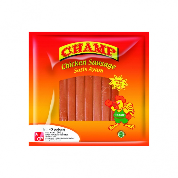 Jual Sosis Ayam Champ Chicken Sausage Gr Halal Shopee Indonesia