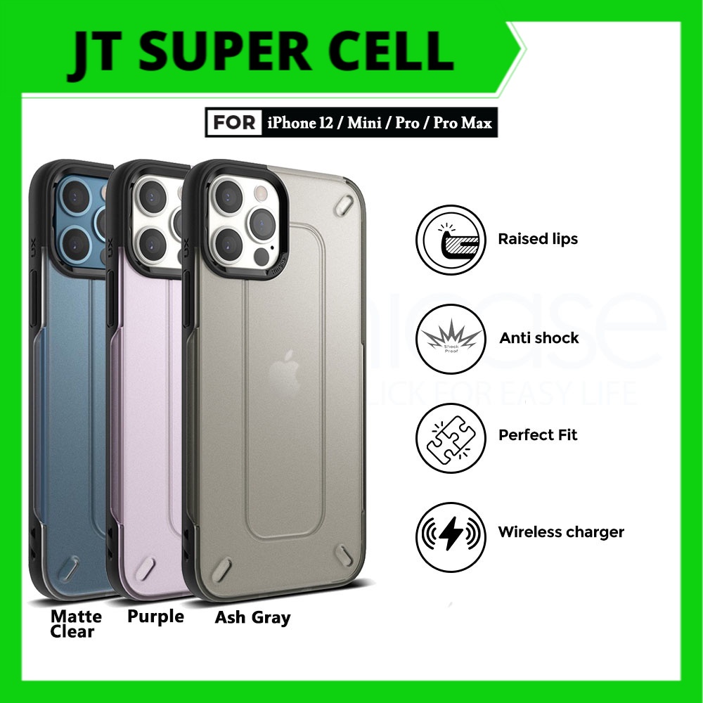 Jual Casing iPhone 12 Pro Max 12 Pro 12 Mini Ringke UX Hybrid Matte