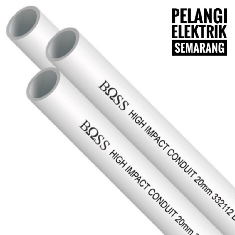 Jual BOSS Pipa Conduit 20mm / Pipa Listrik 20 mm Panjang 2,9m | Shopee ...