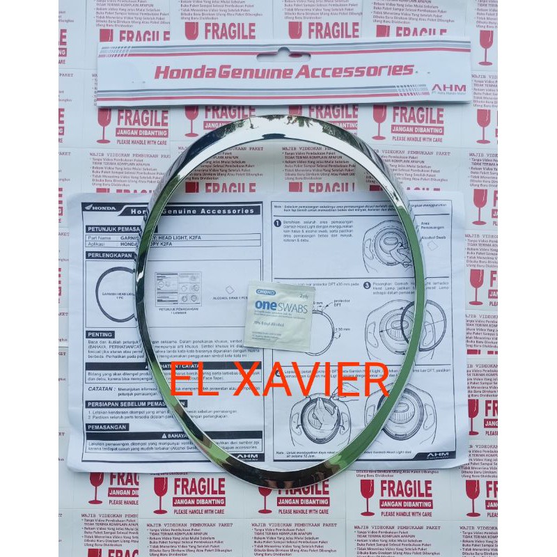 Jual GARNISH HEADLIGHT HEADLAMP LAMPU DEPAN SCOOPY 2021 ORIGINAL AHM