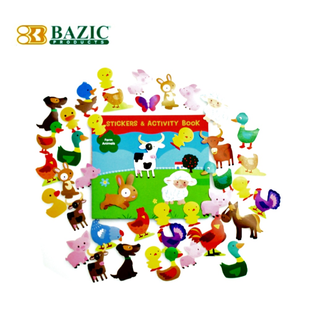 Jual Bazic Shapes And Colors Series Assorted Sticker 60 pcs - Buku ...