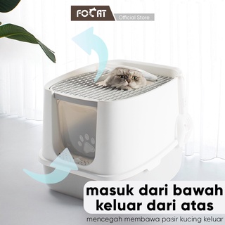 Jual FOCAT Litter Box Kucing M29 Tempat Pup/Tempat Bak Pasir Kucing Cat ...