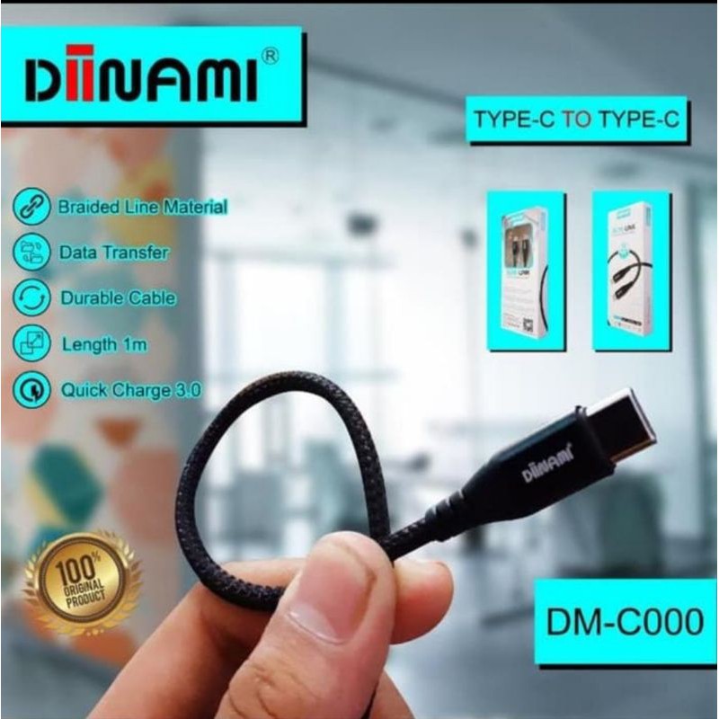 Jual Kabel Data Diinami DM-C000 Type C To Type C | Shopee Indonesia