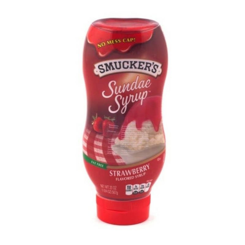 Jual Smucker S Sundae Syrup Strawberry 567gr Shopee Indonesia