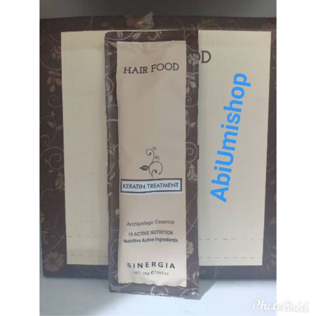 Jual Sinergia hair food keratin 25ML Shopee Indonesia