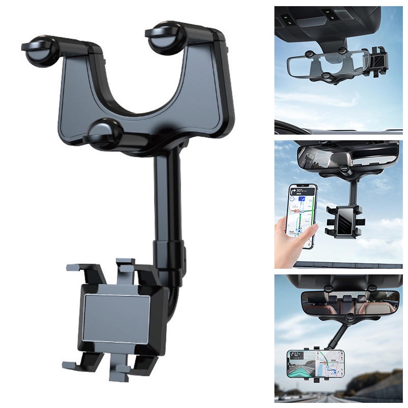 Jual Holder Hp Mobil Dudukan Car Handphone Penjepit Hape di kaca tengah ...