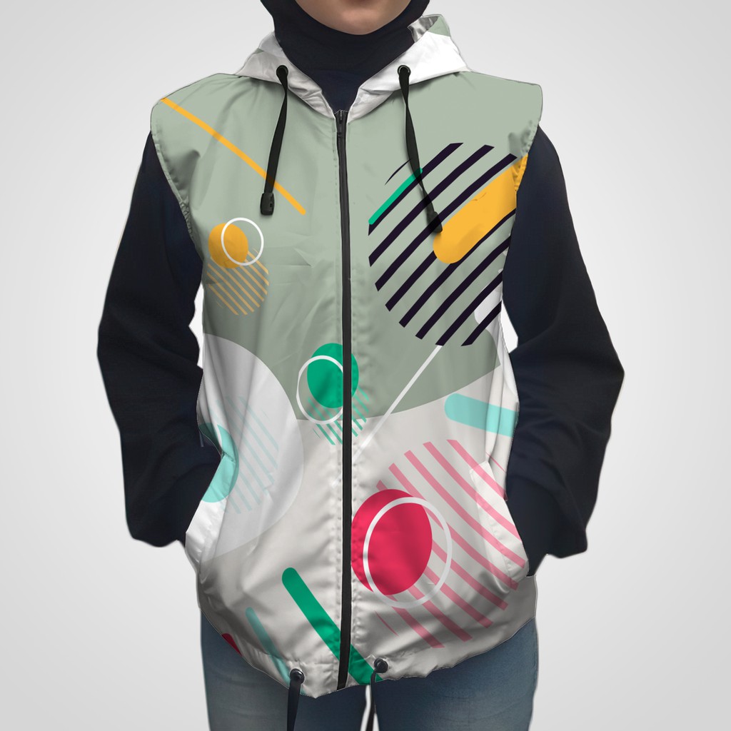 Jual Rompi Printing Parasut Wanita Pria Vest Hoodie Olahraga Running ...
