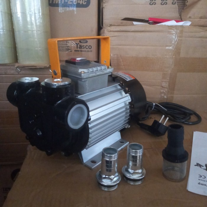 Jual Electric Oil Pump Pompa Ac Yb V Bbm Oli Solar Minyak Sunflow Shopee Indonesia