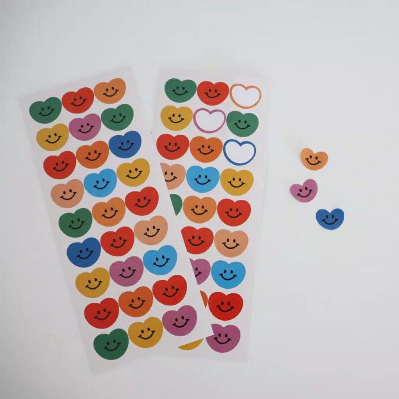 Jual stiker love/ Korea ins lucu senyum cinta akun stiker tangan emoji ...