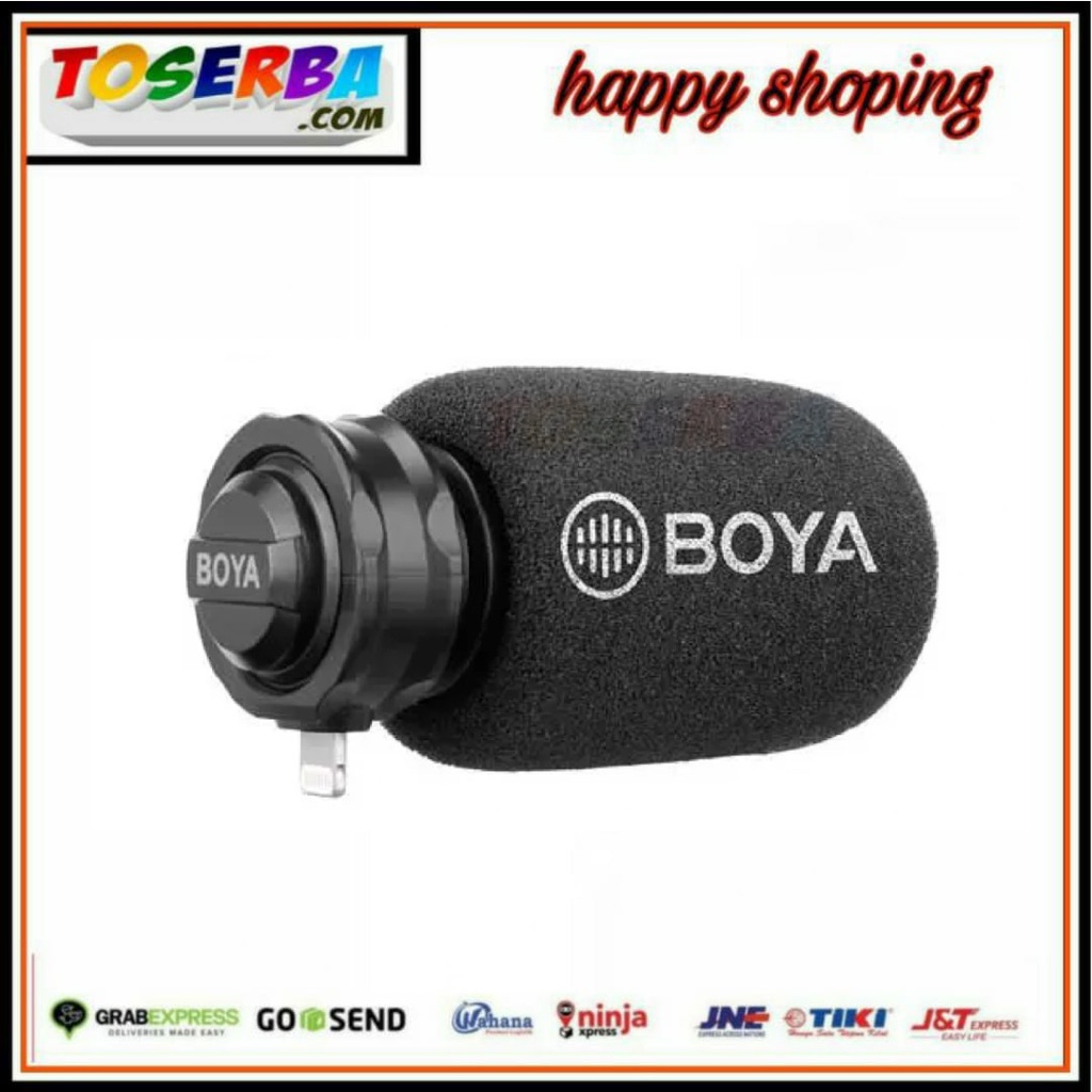 Jual BOYA BY-DM200 Lightning Conector Stereo Mic Microphone | Shopee ...