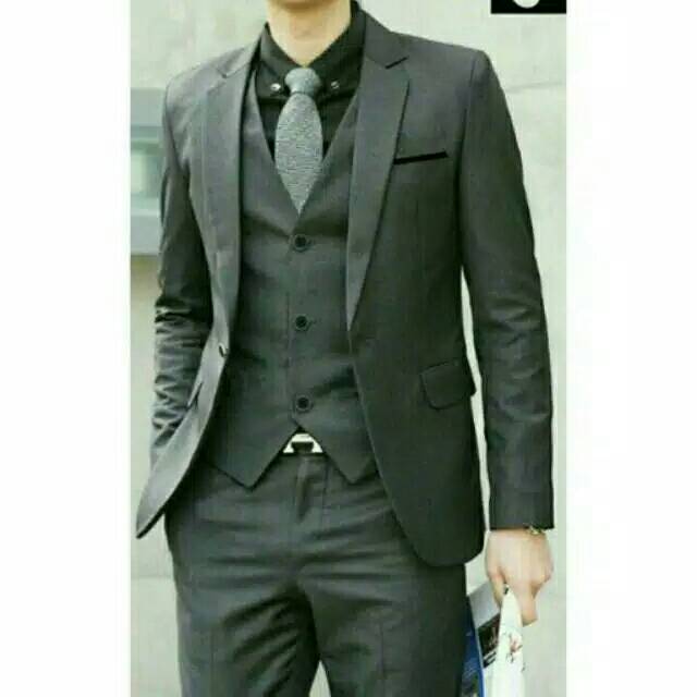 Jual Jas 3in1 rompi,jas dan celana,setelan jas kerja/formal/ | Shopee ...