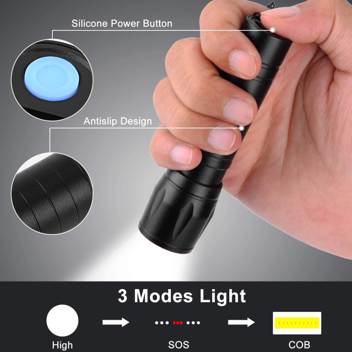 Jual Produk Terbaru Senter Police Swat Torch Led Cob Torchlight Police ...