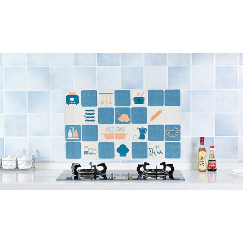 Jual Sticker Walpaper Dapur Wall Stiker Anti Minyak Air - Aluminium ...
