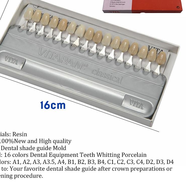 Jual Baru Dental Bleaching Shade Guide VITA A1D4 / Acuan Warna Gigi
