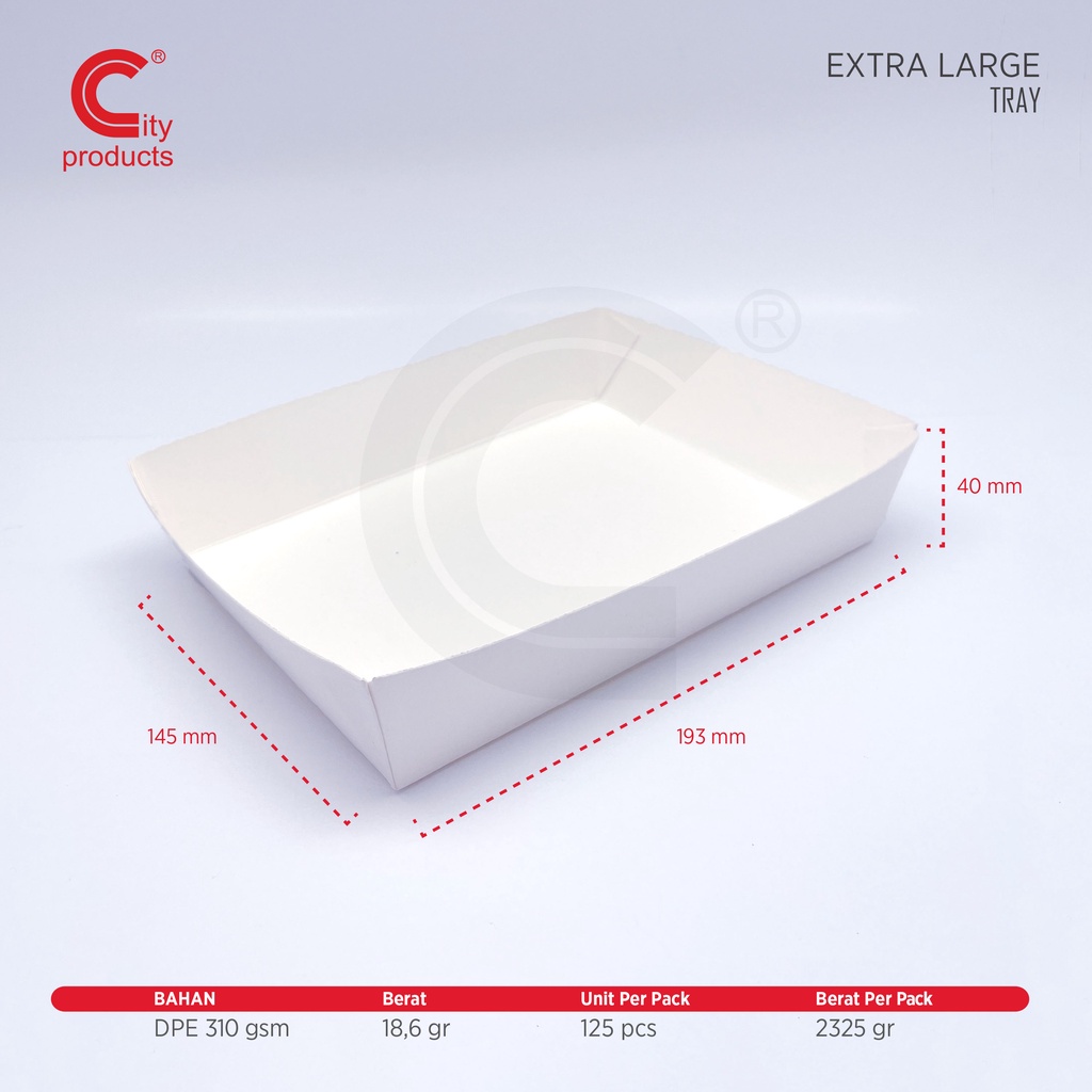 Jual Tray Bento / Paper Tray Extra Large | Shopee Indonesia