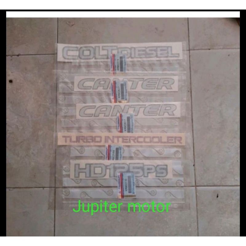 Jual Stiker set Mitsubishi canter HD125 | Shopee Indonesia