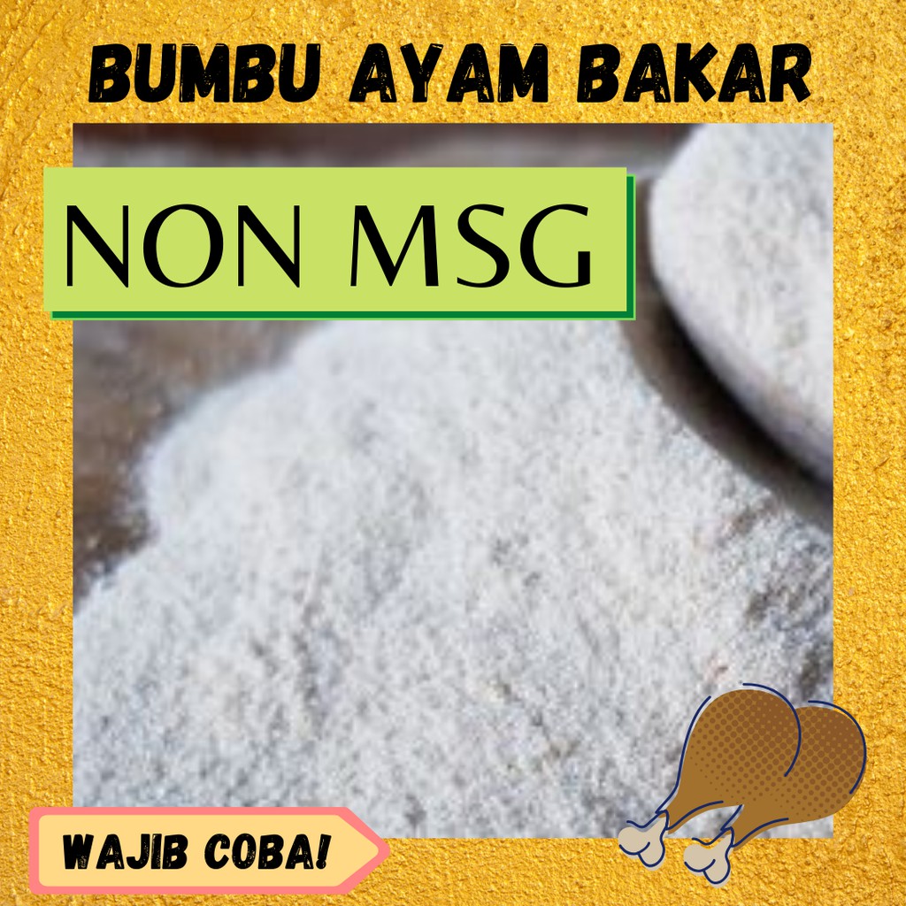 Jual Bumbu Tabur Ayam Bakar Non Msg 1 Kg Food Grade 1kg Bubuk Bumbu