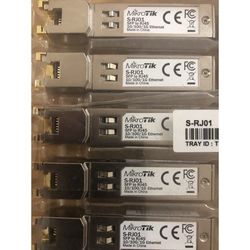 Jual Mikrotik S-RJ01 SFP to RJ45 10/100/1000M copper | Shopee Indonesia