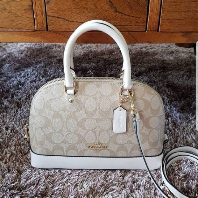 Coach mini sierra discount white