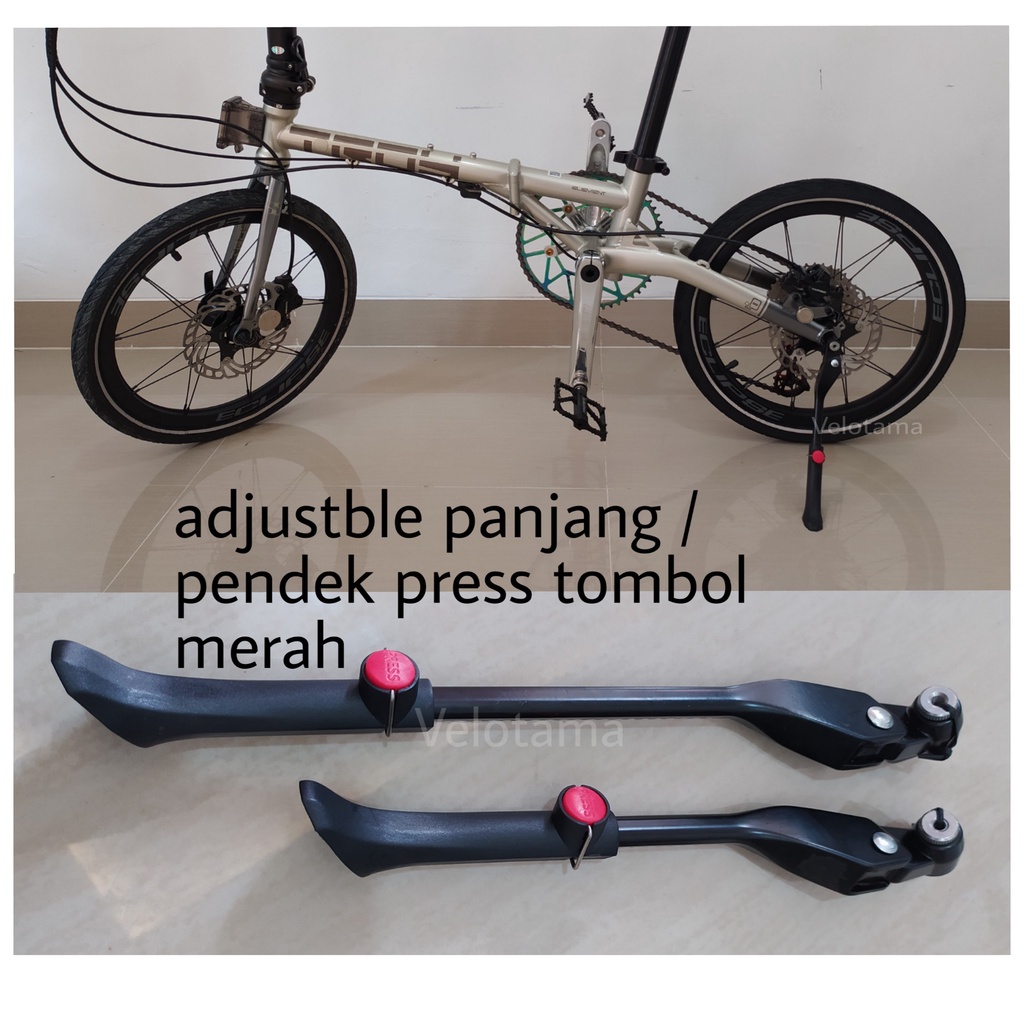 Jual Standar sepeda quick release kickstand 16 inch 20 inch bicycle QR ...