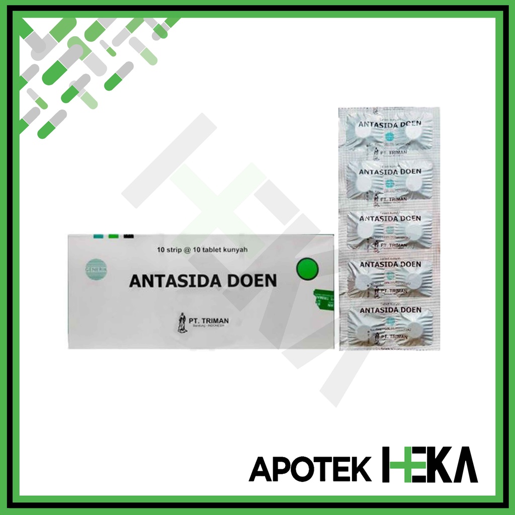 Jual Antasida Doen 200 Mg Triman Tablet Box Isi 100 - Obat Sakit ...